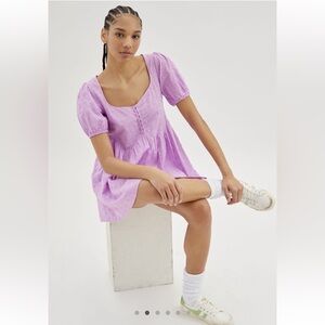 Polka Dot Babydoll Dress